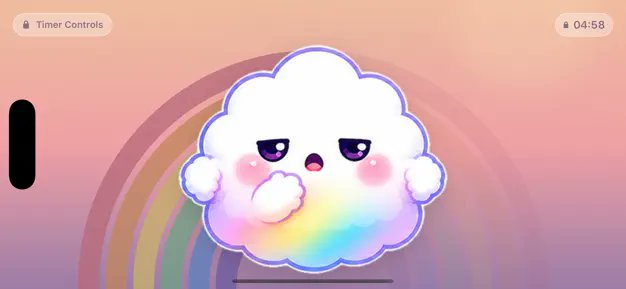 solmatter_'s tweet photo. A sleepy cloud for bedtime.

Yunseul Time keeps the countdown in the corner while the cloud fills the screen.

Free on iPhone &amp; iPad (in-app purchases):
https://t.co/kp3EgEQsBR https://t.co/Y6STvYBowW
