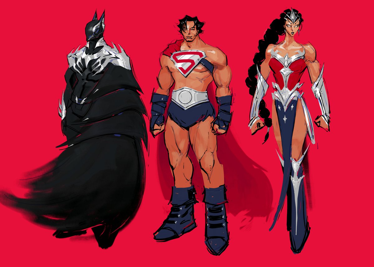 drawnandgo's tweet photo. Back to designing some Justice League https://t.co/kpzWwgBn24