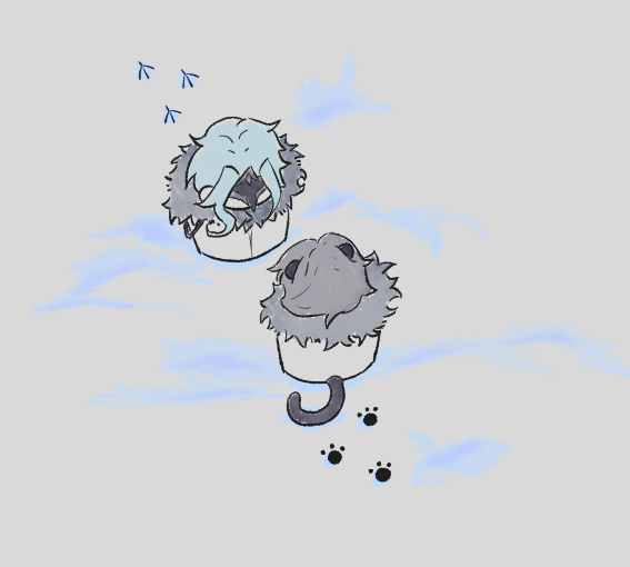 nova_ria_030's tweet photo. inktober day 6! crowttore and pantherlone in the snow

hehe my tiny babies https://t.co/J88DBxWSfN