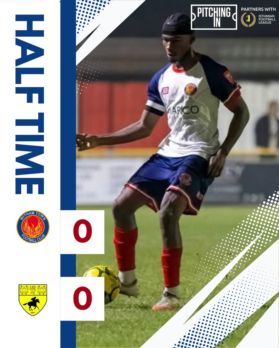 Withamtownfc's tweet photo. Goal less at HT. https://t.co/SEsan9bHXk