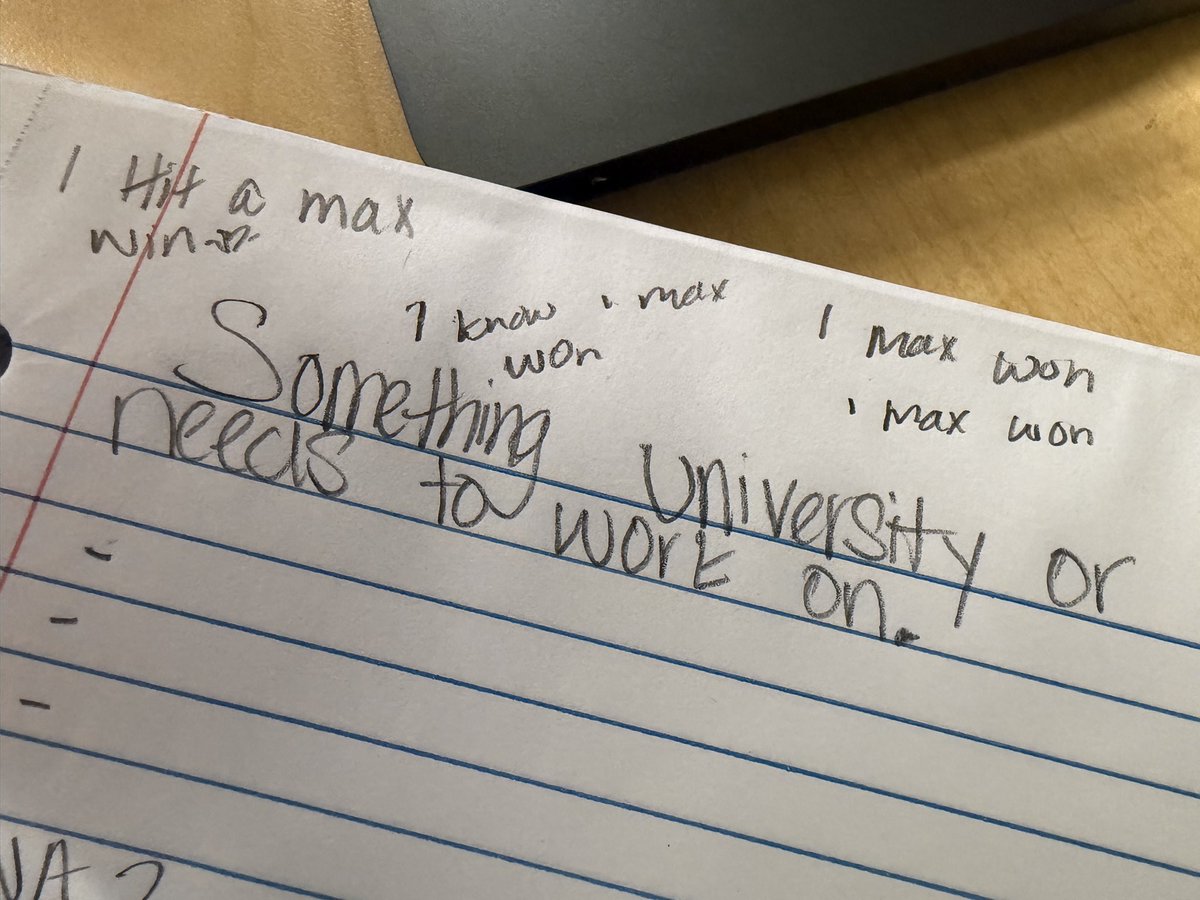 VarsityGambles's tweet photo. Manifesting in class today 😍 what’s your biggest win? Let us know down below 👇 https://t.co/70ipEGqOdd