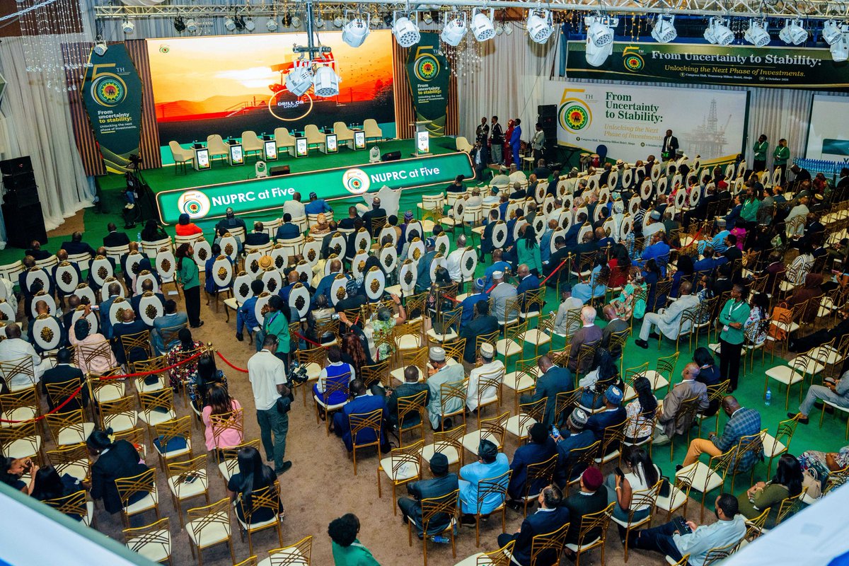 senlokpobiri's tweet photo. PHOTO NEWS:

Sen. Lokpobiri addresses guests at the 5th Anniversary of the @NUPRCofficial, highlighting milestones in drilling, production, investment, and the growth of Nigeria’s upstream sector. https://t.co/VToykeEpD3
