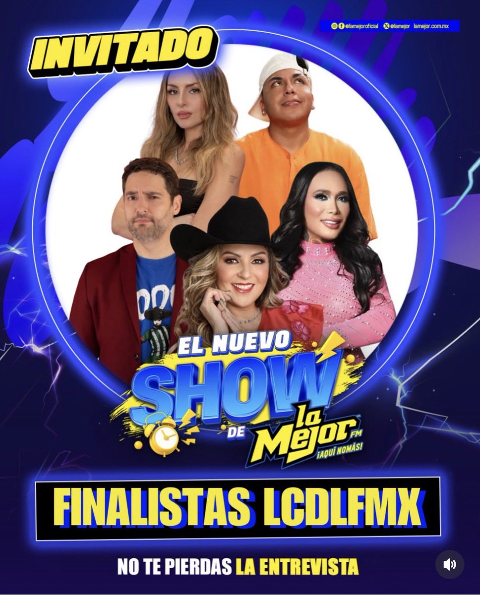 Mina_12M's tweet photo. Hoy es tour de medios y estaban anunciados todos los finalistas y no aparecieron el Sr Pérez y la Sra Garoa. Será que siguen ardidos . 🫵🏻☺️
#LaCasaDeLosFamososMéxico
#LaCasaDeLosFamososMx
#LCDFMX
MARIANA GANADORA https://t.co/UyGGA6S7Cu