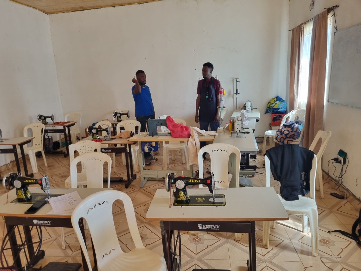 SafeFdn's tweet photo. Validation like today's keeps us moving forward.
hosted our partners from @hope2shine to review progress on the #YVE . Seeing their appreciation for our hub layout, our sewing machines, and the real impact on our girls, young mothers, and youth meant the world to us. https://t.co/asKXke4YUj