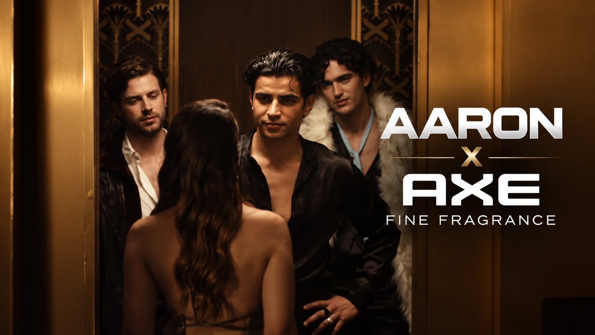 Mariarmentas's tweet photo. Hay tendencia, llego un poquito tarde pero vamos con todo. 

Colaboraciones que impactan junto a @AxeEspanol

AARON X AXE FINE FRAGANCE https://t.co/rVv5P5m9vS