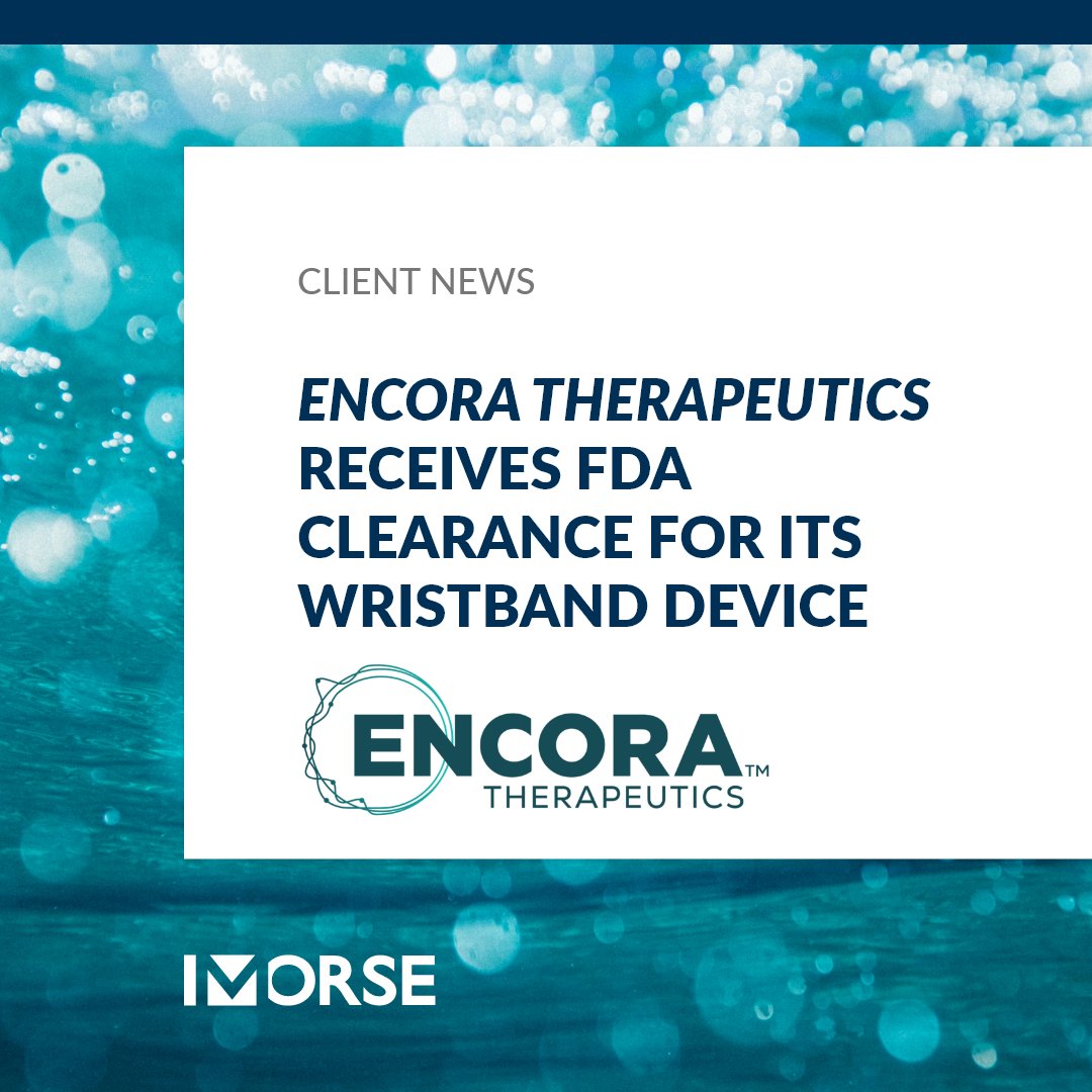 Morse's tweet photo. @EncoraThera received @FDA 510(k) clearance for its wristband device to help adults with essential tremor.
 
The company began as an MIT class project in 2017 and officially launched in 2020. In 2024 and 2025 trials, 70%+ of patients saw improvement.

https://t.co/MvTNIpZpi4 https://t.co/Jo6hqu2pjg