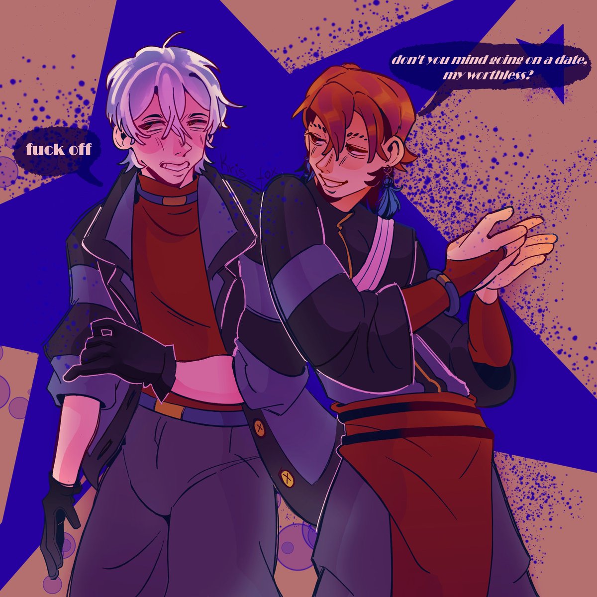 Krisfox_16's tweet photo. ZANLLOTOBER Day 6: Swap AU
  2P AU 

#ZANLLOTOBER #Gachiakuta #Zanka #Follo #AU #art https://t.co/0DwuYPxhar
