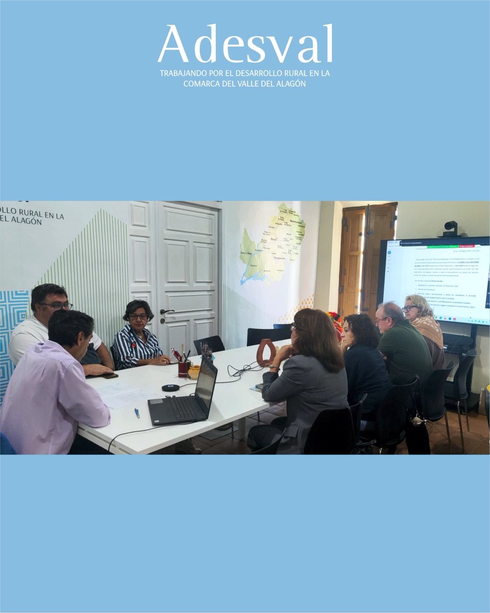 adesval_org's tweet photo. Ayer tuvo lugar una reunión de Junta Directiva de #Adesval. Entre otros puntos se informó sobre la situación de las tres convocatorias de ADESVAL, se propuso para aprobación y modificación expedientes propios y se informó sobre la incorporación de nuevos socios https://t.co/y6nq8foc6z