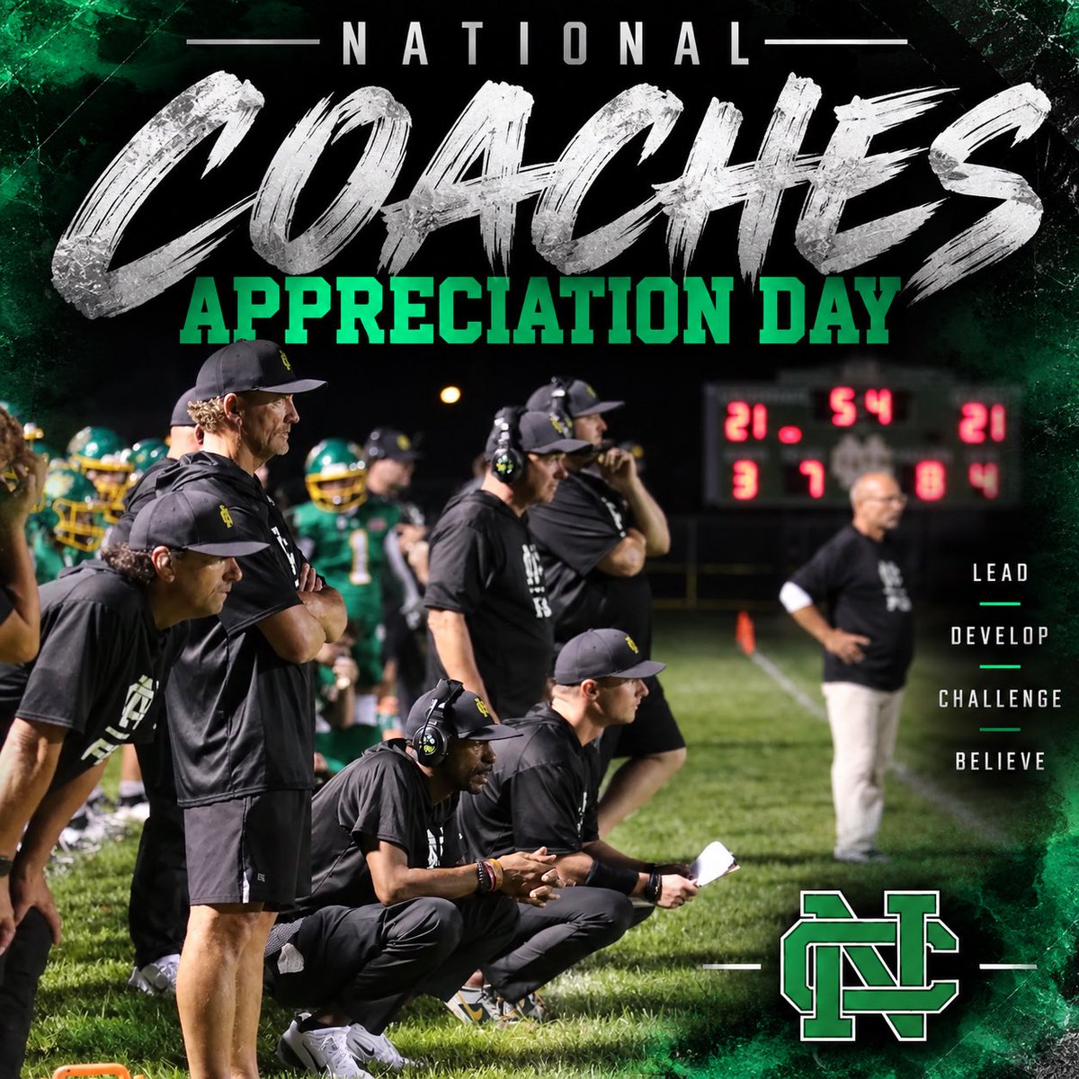 GoGreenFootball's tweet photo. Great programs are built by great people.

We’re building something special here at Newark Catholic!

Happy National Coaches Appreciation Day to our staff and all of our Green Wave Athletics coaches!

GO GREEN!!! https://t.co/eeRS8qYM6M