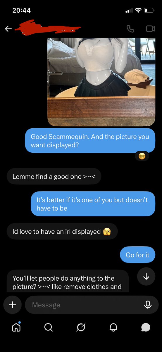 Scammequin's tweet photo. Become a scammequin now. https://t.co/isswhl91jY