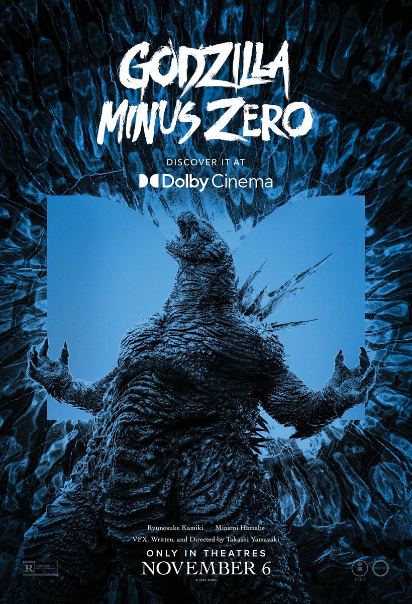 DiscussingFilm's tweet photo. New poster for ‘GODZILLA MINUS ZERO’.

In theaters on November 6. https://t.co/FobVw1gmYn