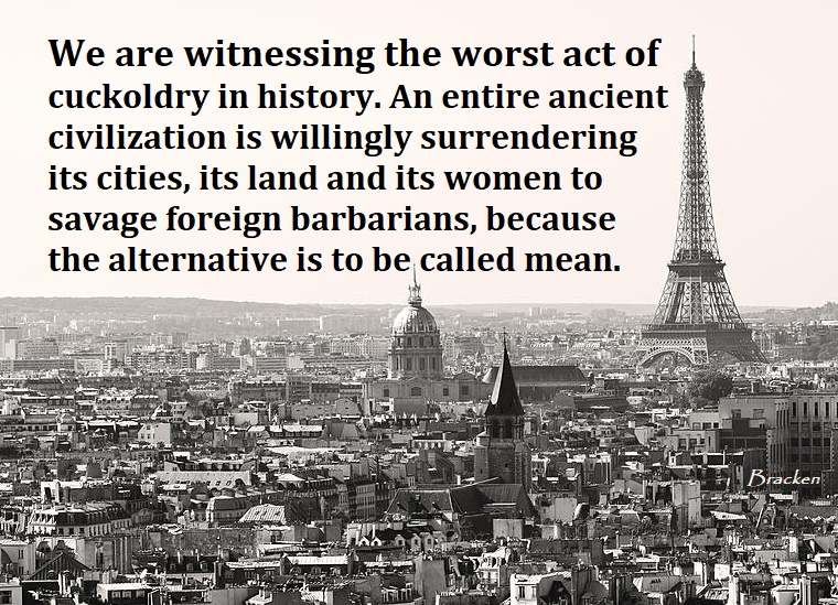 Matt_Bracken48's tweet photo. @RadioGenoa "French students."
Even as their civilization is destroyed, they can't tell the truth about what's happening. https://t.co/0FV5GSe7Yc