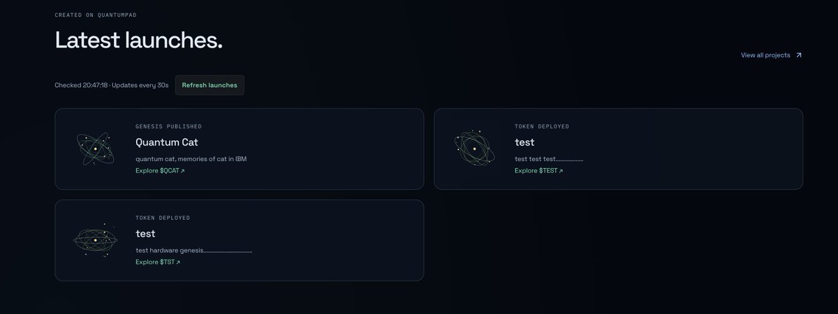 qpadrobinhood's tweet photo. Test tokens  are getting launched. https://t.co/jt82JMorf0