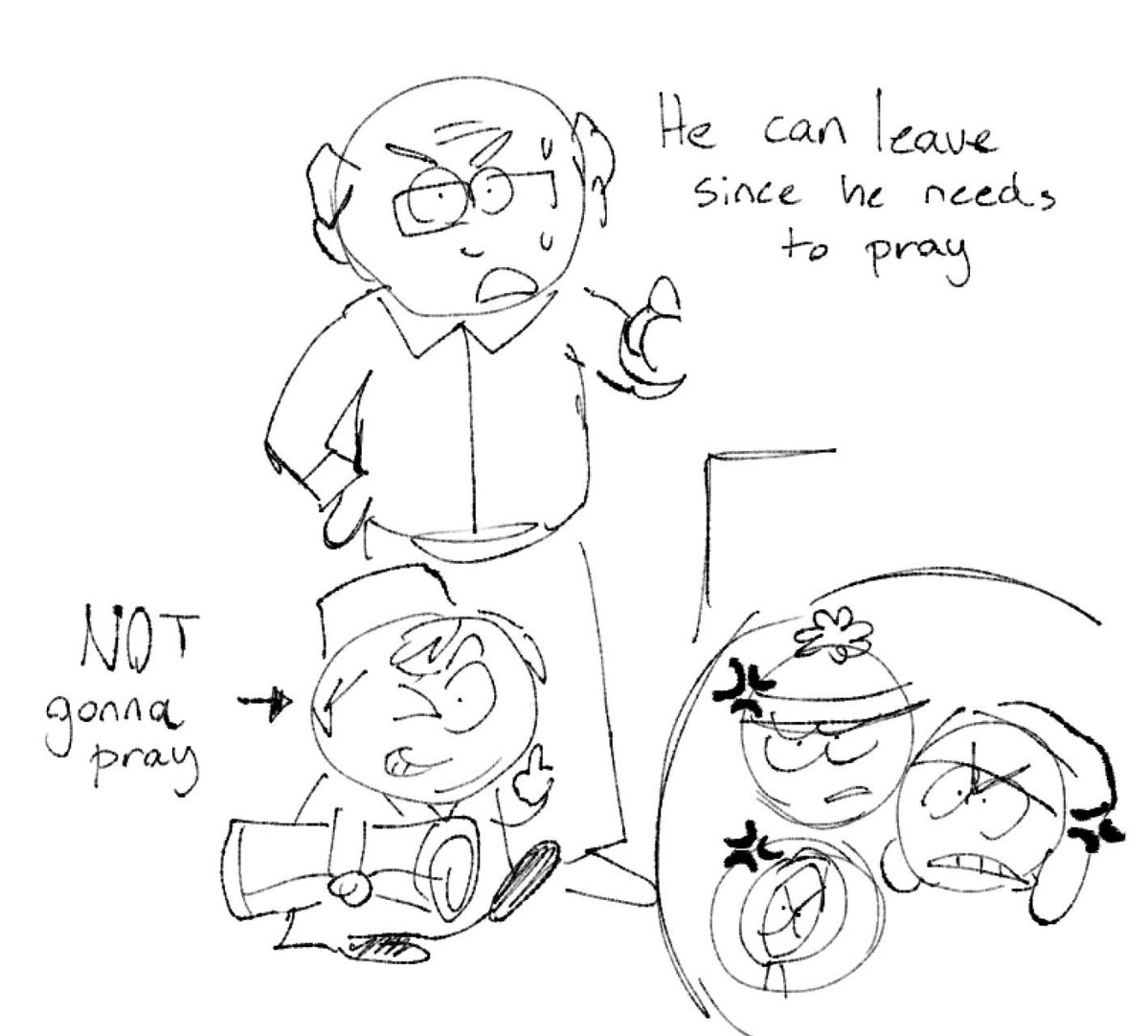 milkyvaniilla's tweet photo. Put me in the sp writing room 
Sorry for some misspelling/shitty grammar #sptwt #southpark https://t.co/WULsf7fCu4
