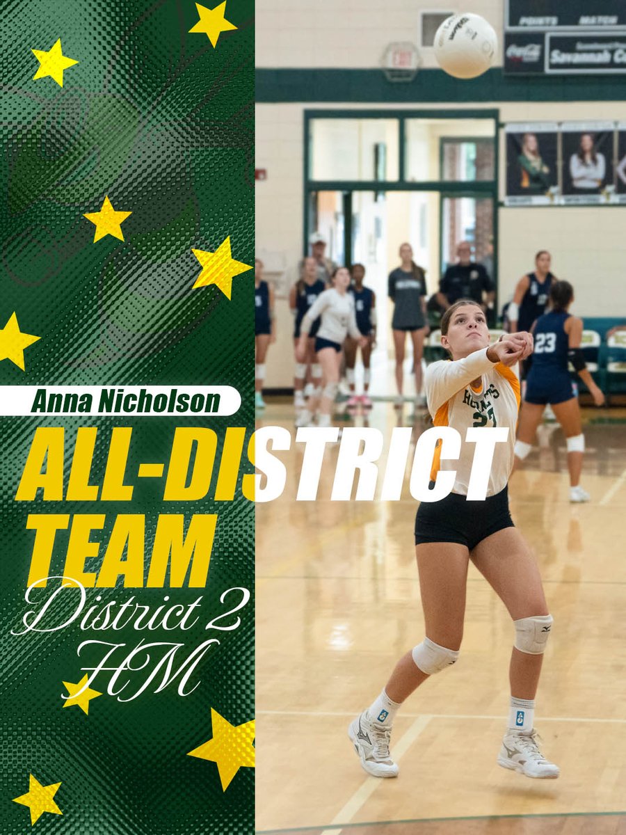 SCDS_Athletics's tweet photo. Congratulations to Olivia Aliotta and Emily Grace James on making the GIAA Class AAA District 2 Team, with Lydia Harlander and Anna Nicholson earning Honorable Mentions!
#scdsvolleyball #swarm #hornetpride #scdsathletics #savannahcountrydayschool https://t.co/2EEjJj7Y9E