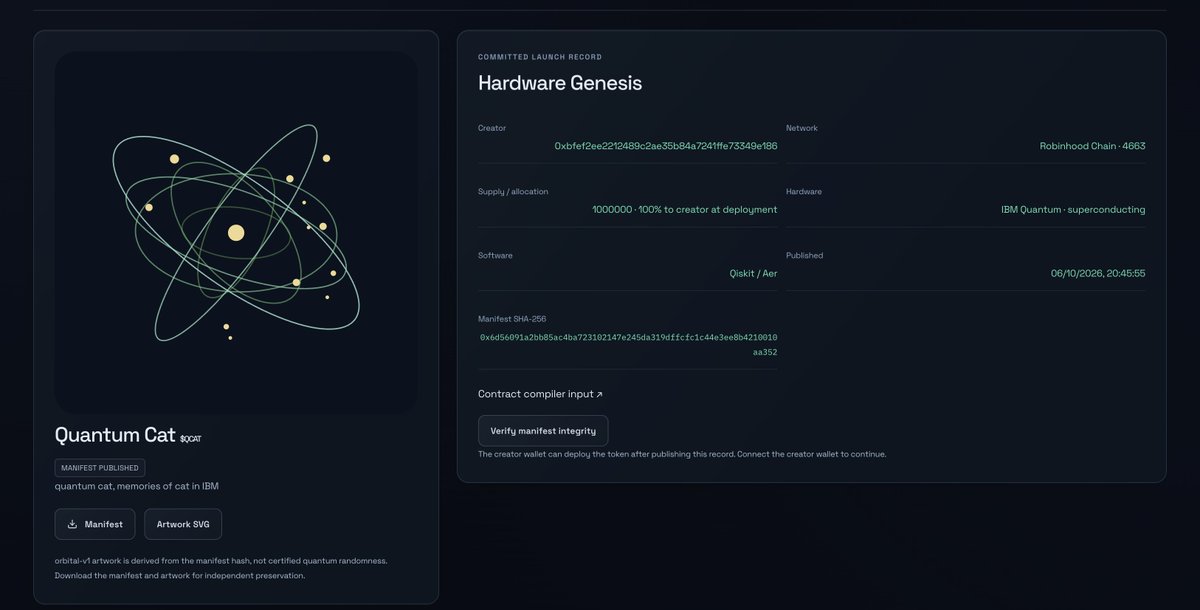 qpadrobinhood's tweet photo. Quantum cat got launched with IBM Quantum · superconducting as hardware, Qiskit / Aer as software https://t.co/cjgpOGUpjK