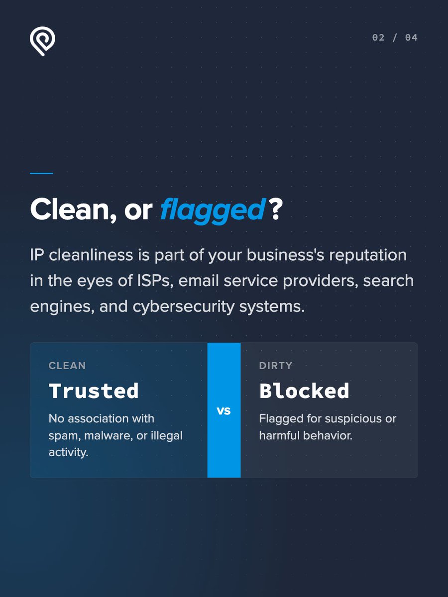 ipinfo's tweet photo. Your IP address has a reputation. And once that reputation starts affecting how other systems treat your IP, recovery can take time and effort.

Keeping your IP clean starts with knowing what puts its reputation at risk.

https://t.co/70dBe1DElP 

#IPAddress #Cybersecurity #IPReputation