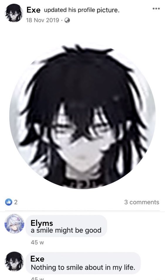 exearchives's tweet photo. aint nothing 2 smile about 😭✌️ https://t.co/wkNt39xhgb
