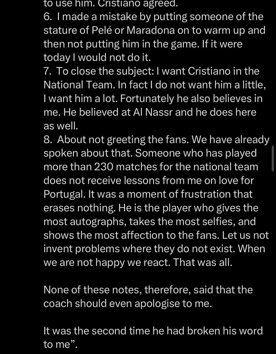 Promythious's tweet photo. I’m sorry Ronaldo cannot be serious, can’t believe I spent years of my life supporting this bum 😭 https://t.co/FEImb3gKkr
