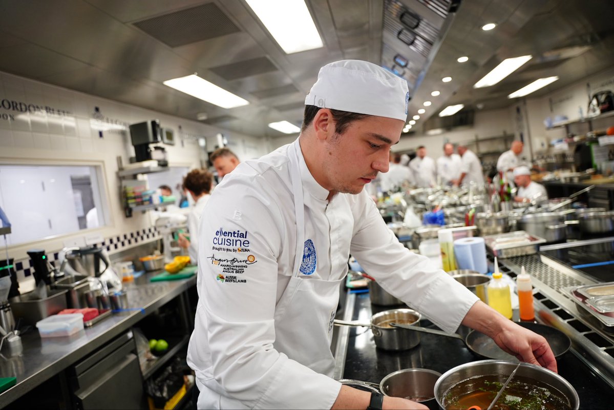 Craft_Guild's tweet photo. Congratulations to Tom Heywood from Pignut and The Hare, on securing third place in this year’s National Chef of the Year competition. https://t.co/i3vwyyeDJb