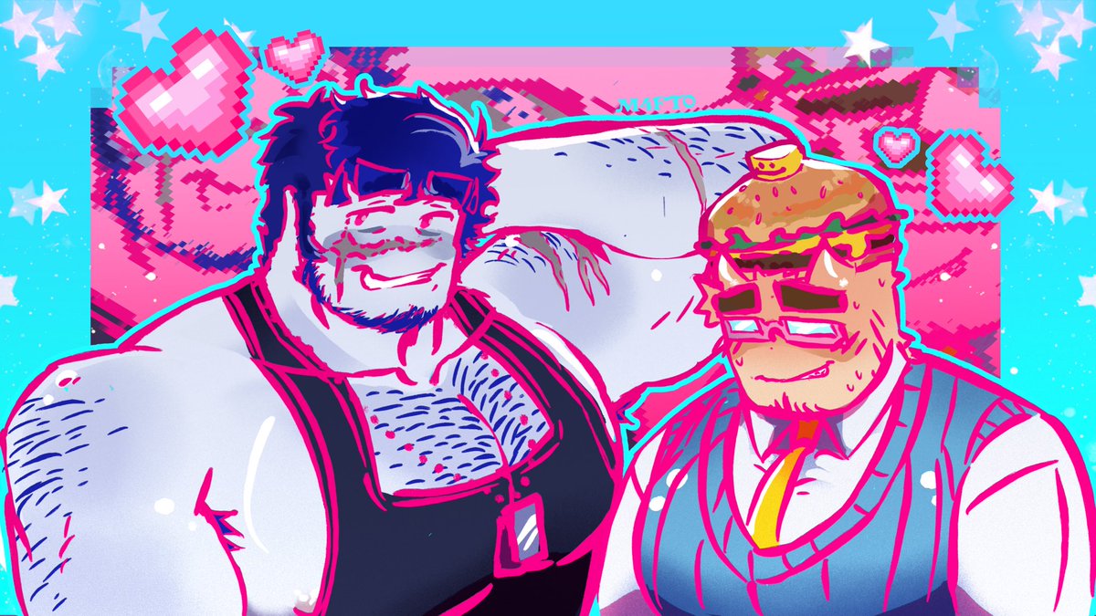 m4ft0's tweet photo. I like how the video is going! Guest1337 and 007n7 are both soo cute :)

#1337n7 #burgerpunch #forsakenfanart #guest1337 #007n7 https://t.co/n2anVpRKYN