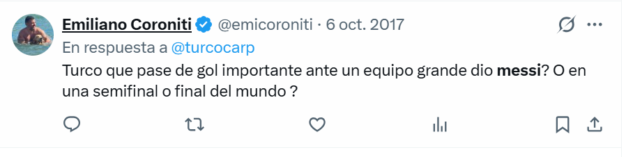 aldonzadiego's tweet photo. Miralo al antimessi este
Parece que secarle los huevos al chiqui mafia paga muy muy bien https://t.co/UUiNIdkvfj