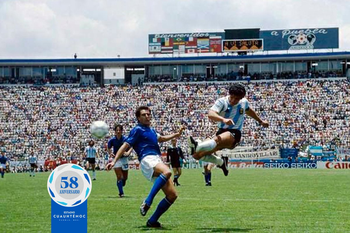 EstadioCuauh's tweet photo. Durante 58 años el Estadio Cuauhtémoc 🏟️ ha sido parte de grandes eventos. Hoy recordamos algunos de los más icónicos.  🫡

Que sean más años donde el 2 veces mundialista sea el protagonista de la cuarta ciudad más grande de México. 🔥 https://t.co/abkZ3Ofqeb