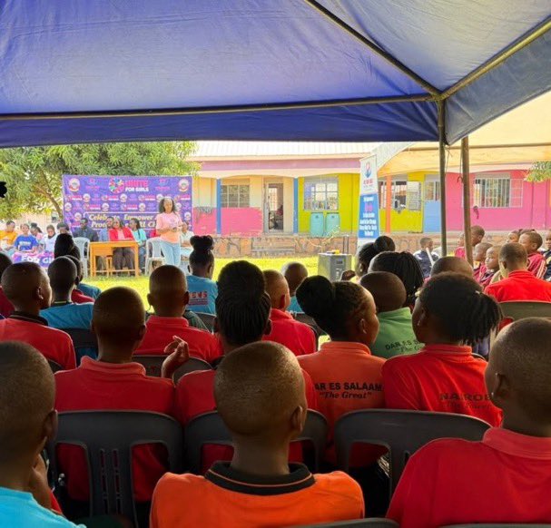 JoviaKusiima_'s tweet photo. Today, I had the privilege of representing @GreaterImpactA at the 4th Edition of the #UniteForGirls event organised by @RaisingTeensUg2 at Raise Up A Child Primary School, Namayumba in Wakiso District under the theme, “When girls unite, communities transform.”

I had the opportunity to speak to young people about leadership, courage and the power of using their voices.

My message to them was simple and clear:

Be Brave.
Speak Up.
Know Your Worth.
Stand for Your Future.

I reminded them that leadership does not always begin with a position or a title. Sometimes, it begins with the courage to speak when something is wrong, to make choices that protect your future and to believe that your voice has value.

As the Director of @GreaterImpactA this is the kind of work that continues to remind me why we exist. From menstrual justice and SRHR to girls’ rights, education and youth leadership, we are committed to creating spaces where young people can be heard, empowered and equipped to create change.

Today was also a beautiful reminder that impact comes with joy. There were conversations, learning, poetry, laughter, dancing and moments of genuine connection.

I am grateful to @RaisingTeensUg2 for the partnership and to Madam @nankunda20 thank you for believing in me. Once again thank you for creating this platform where girls and young people could be seen, heard and celebrated.

When girls unite, communities transform. And when young people are brave enough to use their voices, change begins.

#UniteForGirls #IDGC2026 #GreaterImpactAfrica #GirlsRights #EndChildMarriage #YouthLeadership 
@Eddieug10Ug @nankunda20 @Hashtag_Movers @WezeshaGirls @kate_kiama @GloriaHindu @girlrising @AfricanSisters_ @AtuhaireLyndah @EstherBirungi22 @Atuhairecarol10 @CarolPrim3 @UNYouthAffairs @norbert_walter @DjembaMicheal @AUEUYouthLab @JuliaMuhumuza @Drkatula @BugembeNelson @iRaymondMugume @namulaimma @KevinKagundu @BKKYouthCouncil