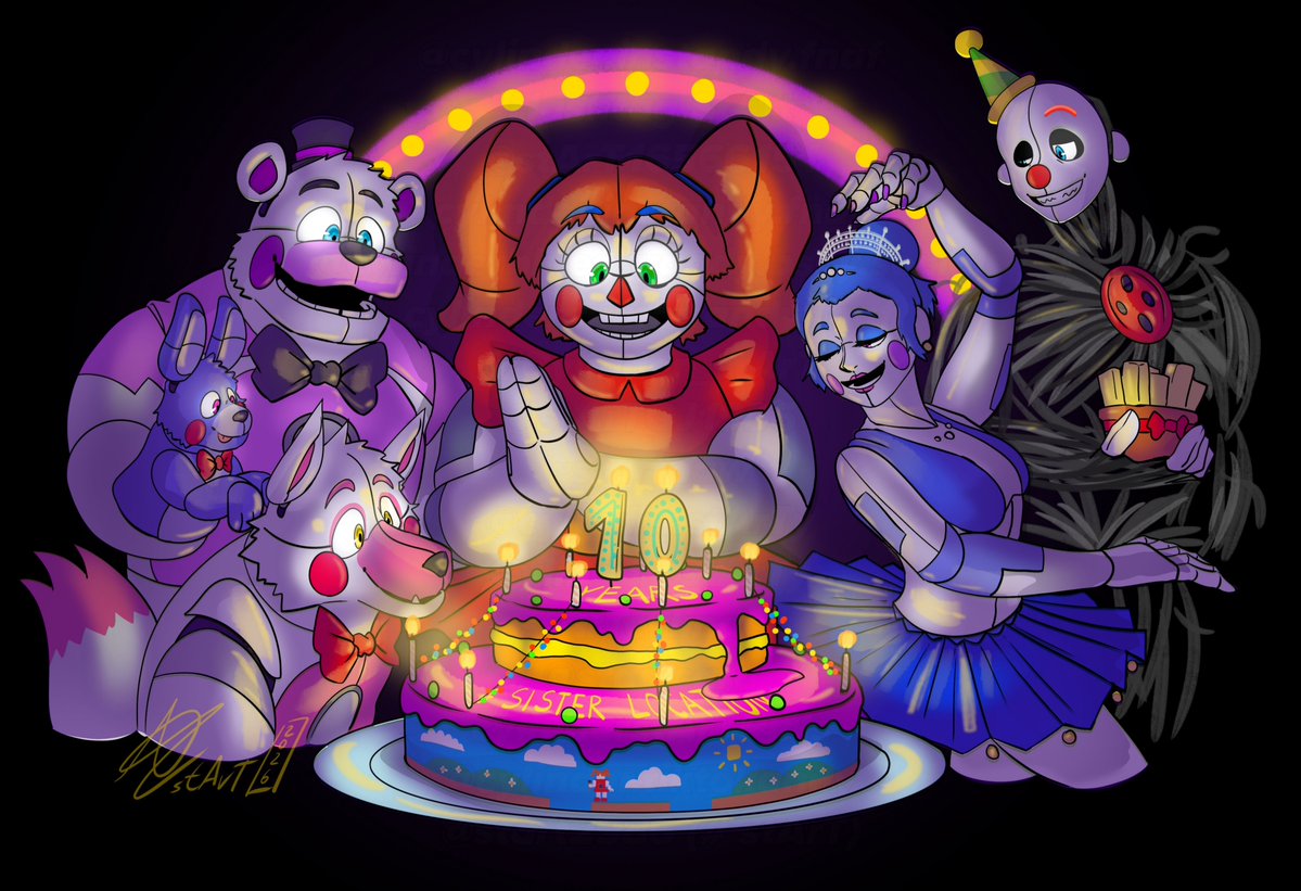 stArT16566151's tweet photo. 10 Years of SISTER LOCATION!! 🎪🎉
[Day 6.]

#FNAF #FiveNightsAtFreddys #fnafsl #SisterLocation #FNAFtober2026 #FNAFtober #CircusBaby #Ballora #FuntimeFreddy #BonBon #FuntimeFoxy #Ennard https://t.co/ldpTTPeW0Y