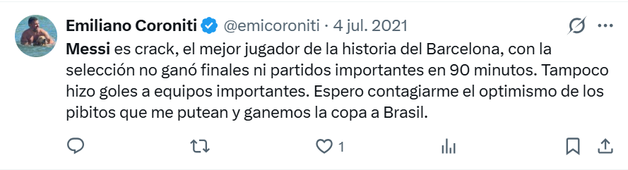 aldonzadiego's tweet photo. Miralo al antimessi este
Parece que secarle los huevos al chiqui mafia paga muy muy bien https://t.co/UUiNIdkvfj