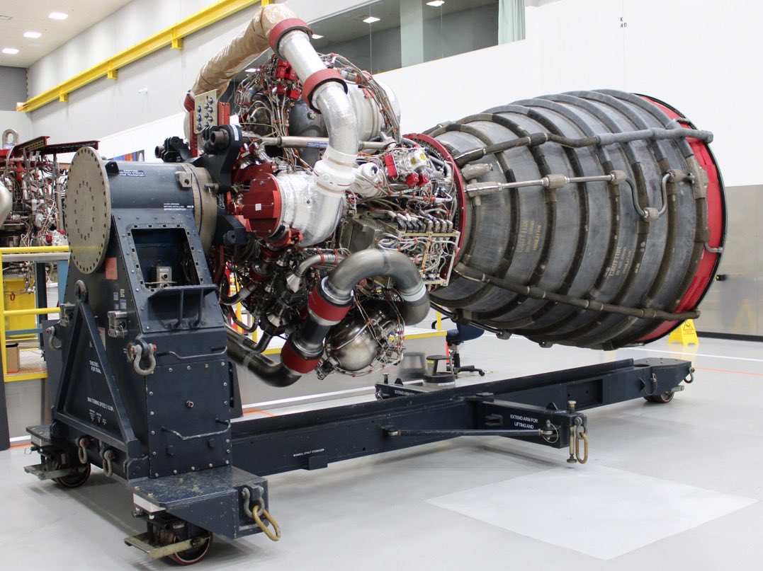 NASAAdmin's tweet photo. These are the engines that will help return American astronauts to the surface of the Moon, and they’re ready for Artemis IV. https://t.co/edIZFQHFrk