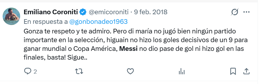 aldonzadiego's tweet photo. Miralo al antimessi este
Parece que secarle los huevos al chiqui mafia paga muy muy bien https://t.co/UUiNIdkvfj