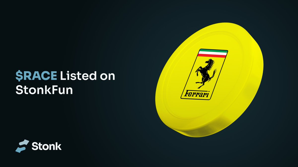 LaunchOnSF's tweet photo. Not every degen wants a Lambo.
You can now launch coins paired with $RACE from @Ferrari, on StonkFun.
https://t.co/Lq5IOclKDH
Powered by @Sunrise and @Backpack. https://t.co/Cm1hd15dAK