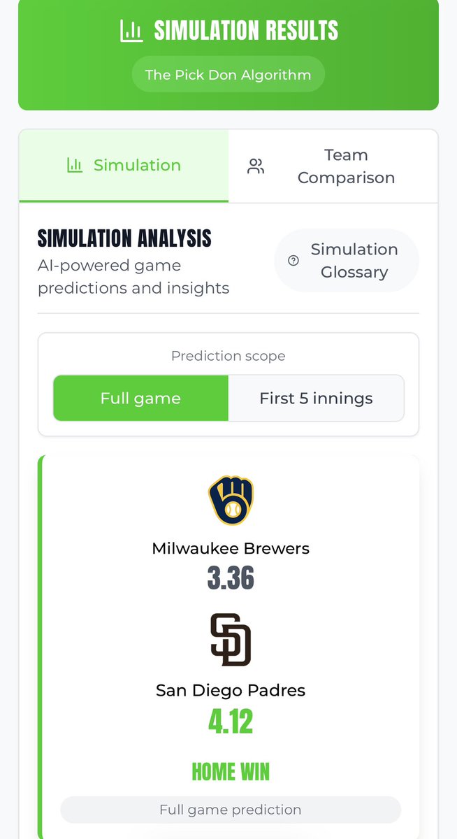 MLB PLAYOFFS BEST BET ⚾️⭐️

Padres Moneyline*
1.5 units (9:30 EST)

LIKE IF YOU’RE TAILING! 
 [📷](https://pbs.twimg.com/media/HT-OjZhW4AETnQK.jpg) [📷](https:/