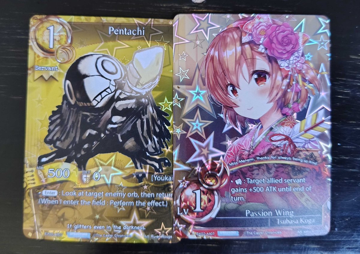 _TheCCOFFICIAL's tweet photo. A member of our community got their packs in today and pulled TWO alt arts in one pack! What an awesome pull! https://t.co/Riz52VKL0N