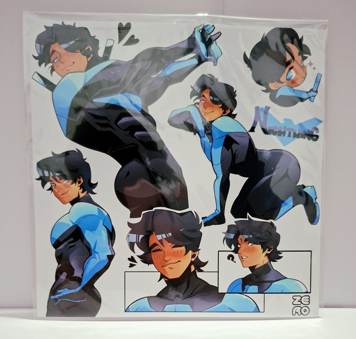 RobinSyndrome's tweet photo. Also my Nightwing prints are currently sold out (so sorry) but if anyone would be willing to put in a preorder?  Let me know. If I receive enough of a demand I'll open up pre-orders (just 20 or so though) Here's what the print looks like and the art as well :)

#Nightwing #DC https://t.co/5b4nK6QBu7