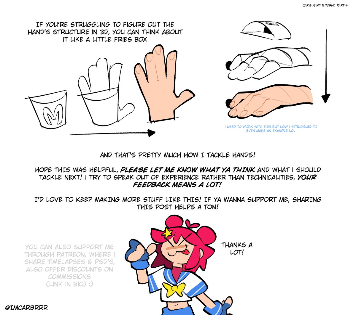 IMCARBRRR's tweet photo. hands tutorial! hope ya like it or is useful in some way! https://t.co/NiiYiuX56d