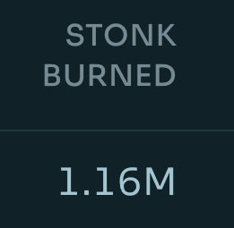 mauricedefi's tweet photo. Another day, another million $STONK burned https://t.co/FvNNi8mkpa