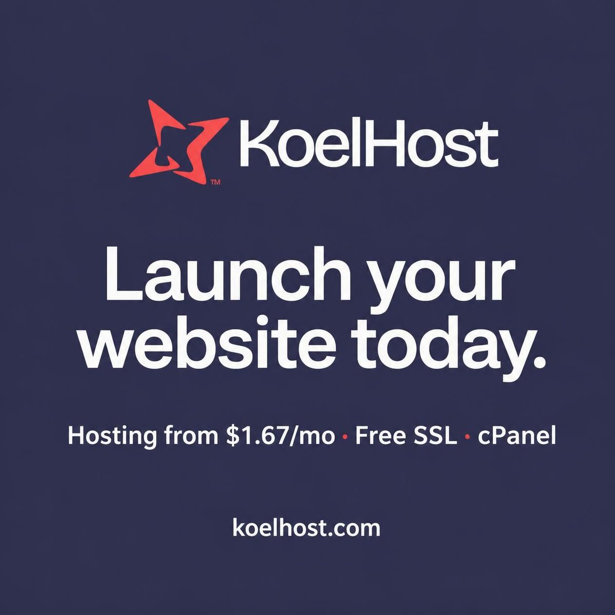 Koelhost's tweet photo. Launch your website today. Koelhost hosting includes cPanel and free SSL. Some shared plans include a free .com.ng domain. From about $1.67/mo billed yearly.
https://t.co/hUZHitQvFl
#WebHosting #Domains #Koelhost https://t.co/OyMjoKFmpJ