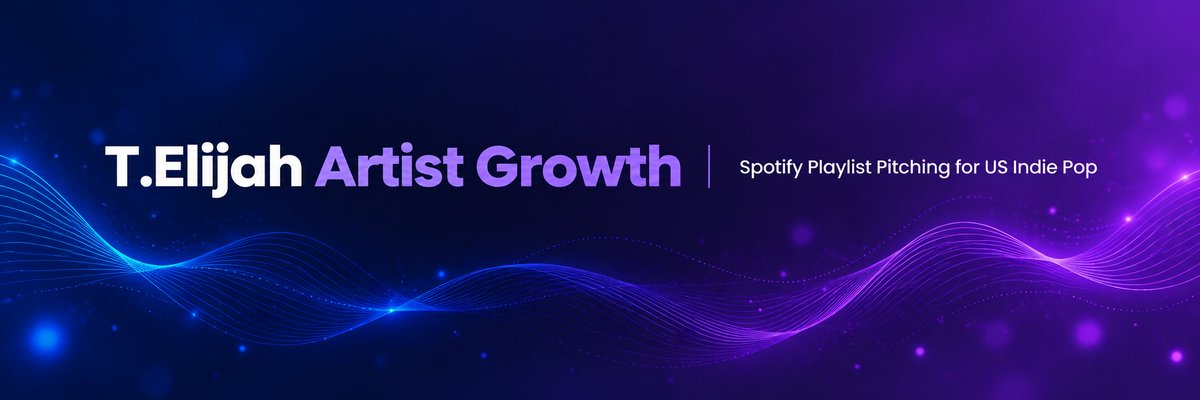 TElijahMusic's tweet photo. I help US indie pop artists grow with Spotify playlist pitching. I pitch new singles/EPs to curated indie, alt &amp; bedroom pop playlists so you get more streams &amp; fans.
Work with me:🔗 https://t.co/7ZD2vTcJ8K
📩 telijahmedia@gmail.com
#SpotifyPlaylists #IndiePop #MusicMarketing https://t.co/yUOehKQ1iV