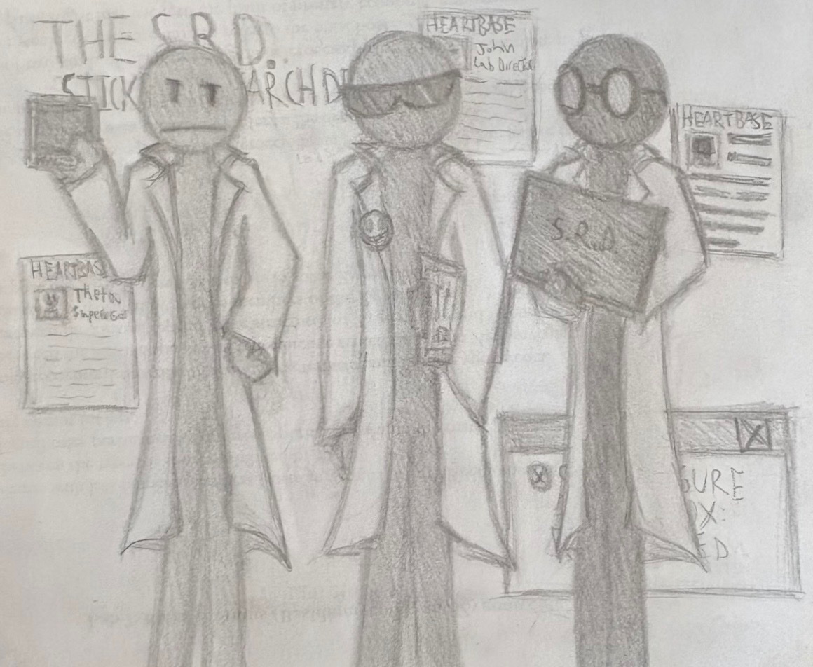 cyber_warbler's tweet photo. #sticktober day 6: favorite group of stick figures

it’s very rushed unfortunately, not enough time to draw Zetabrand so i settled for my second favorite: the SRD scientists from stick figure sandbox https://t.co/FSbIUSZGKO