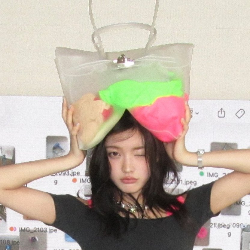 sailorILLIT's tweet photo. i love jelly bags so much😭 https://t.co/MeVOZLUkeq
