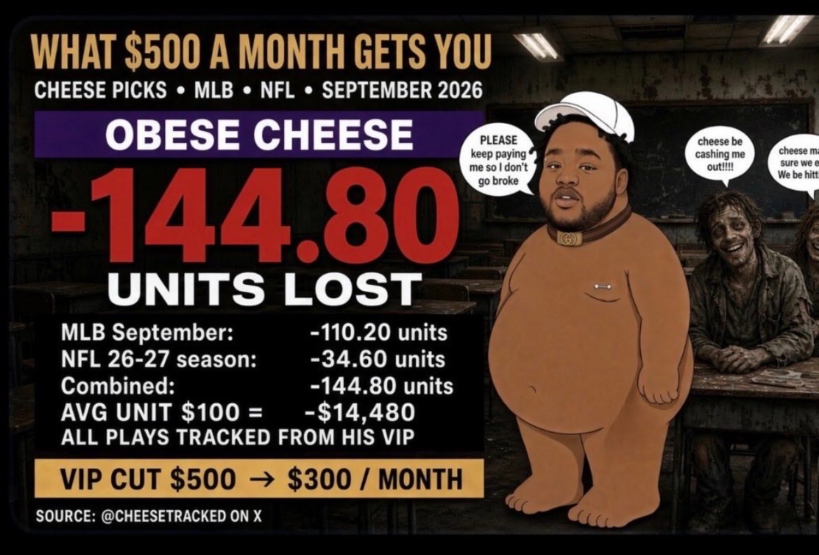 rayrocjock's tweet photo. @1CheesePicks https://t.co/AllMuEEpFN