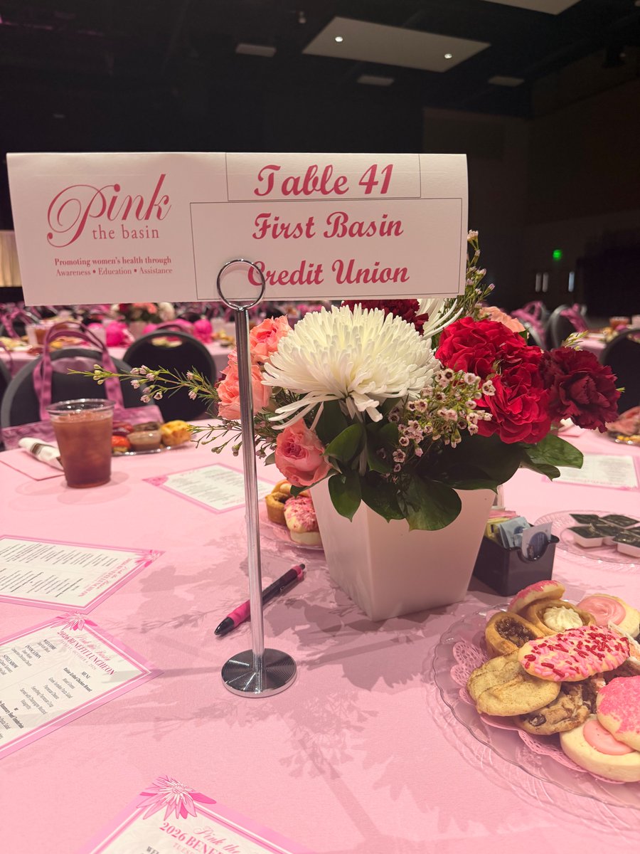 FirstBasin's tweet photo. We loved being part of the @PinktheBasin Luncheon! 🩷 Hearing Krista Gerlich, Texas Tech Women’s Basketball head coach, share her breast cancer survivor story was truly inspiring. Add in a fun style show and great company, and it was such a meaningful afternoon. 🫶 https://t.co/9lSFQ70xiM