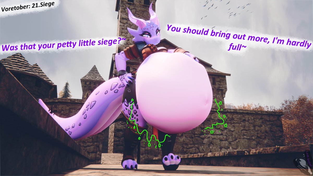 DatVampireBun's tweet photo. 21. Siege
#vore #voretober #voretober2026 #kobold https://t.co/qfqqkzbVvp