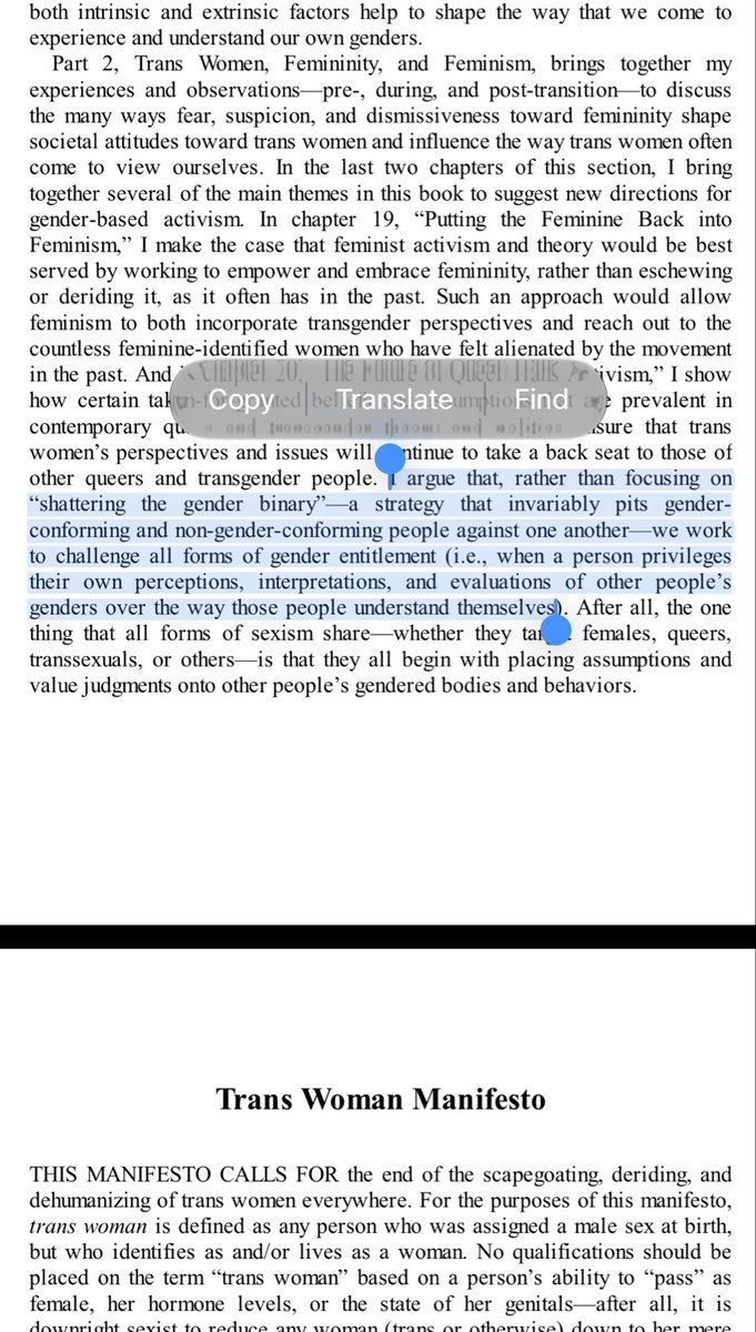 m4rxm3lody's tweet photo. i think a lot of queer and trans twitter needs to hear this. “gender entitlement: when a person privileges their own perceptions, interpretations, and evaluations of other people’s genders over the way those people understand themselves” (serano, 2007). https://t.co/utQjHmK0kn