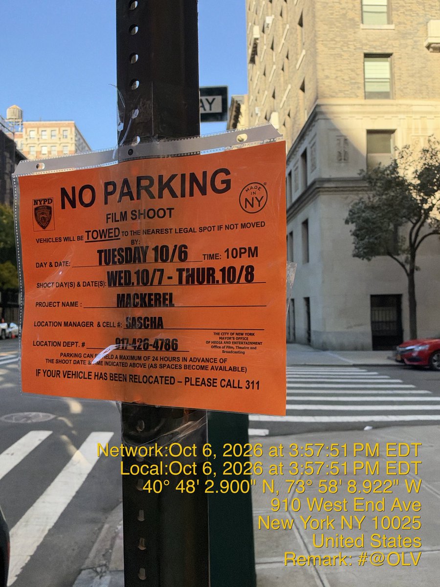 ChanukahDrewish's tweet photo. @olv WEST END AVE &amp; W 106 ST https://t.co/1sX1QtSClZ