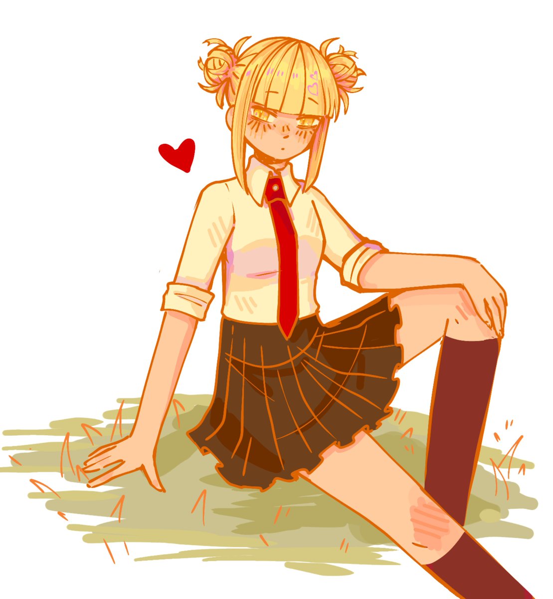 SomethingFrog's tweet photo. Day 6 of togatober 

#mhafanart #himikotoga https://t.co/8nNmhj7JQu