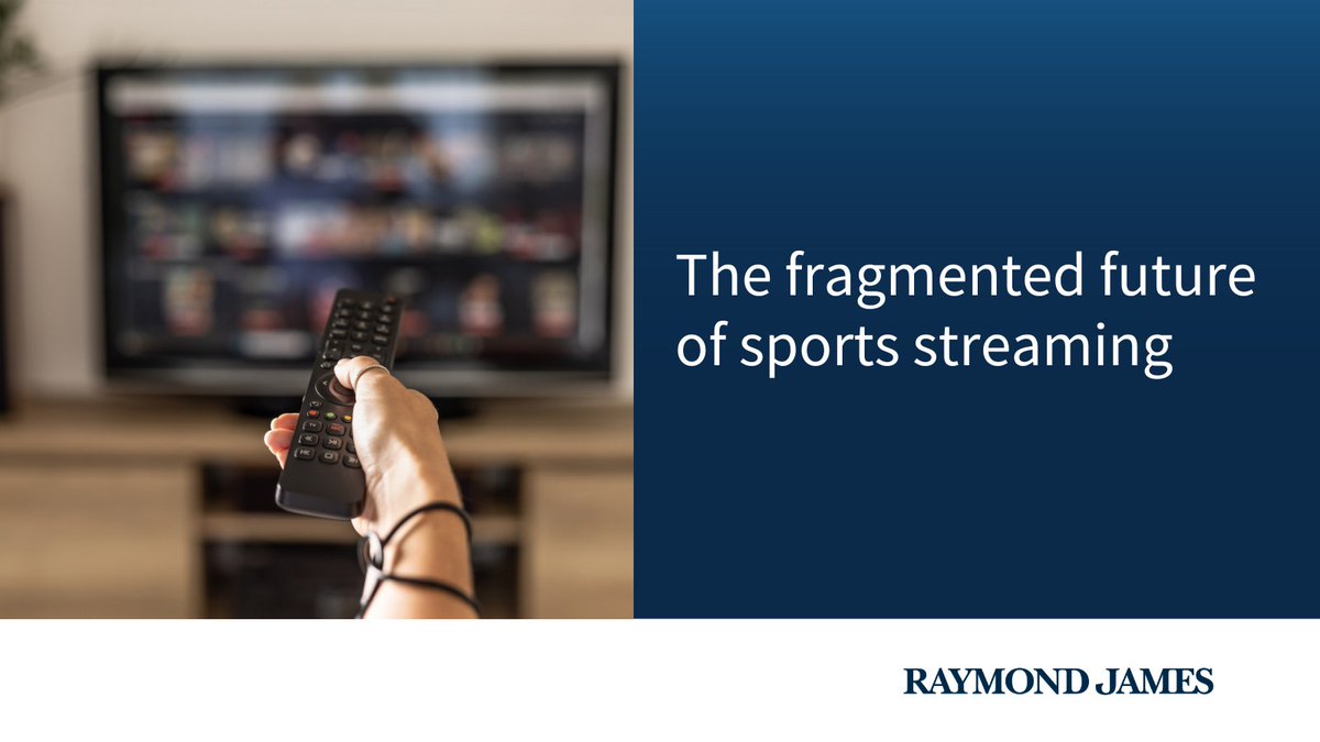 RaymondJames's tweet photo. The way we watch sports is changing rapidly. 

Find out how shifting broadcast rights and expanding streaming options are transforming the viewing experience for fans: https://t.co/iaT6w86KE5 https://t.co/NAVoHsEmaD