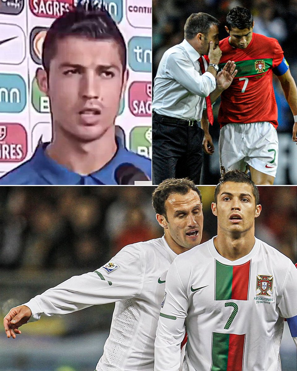 ESPNUK's tweet photo. Cristiano Ronaldo talking about Ricardo Carvalho leaving the Portugal camp after being dropped in 2011 👀:

🗣️ "No one has a guaranteed place on the team. There are no places reserved for anyone.

Whoever is performing best will play. The coach knows better than anyone." https://t.co/HKgohy6Xfa